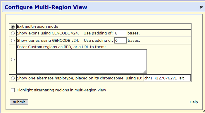 Configure Multi-Region view