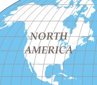 North America map